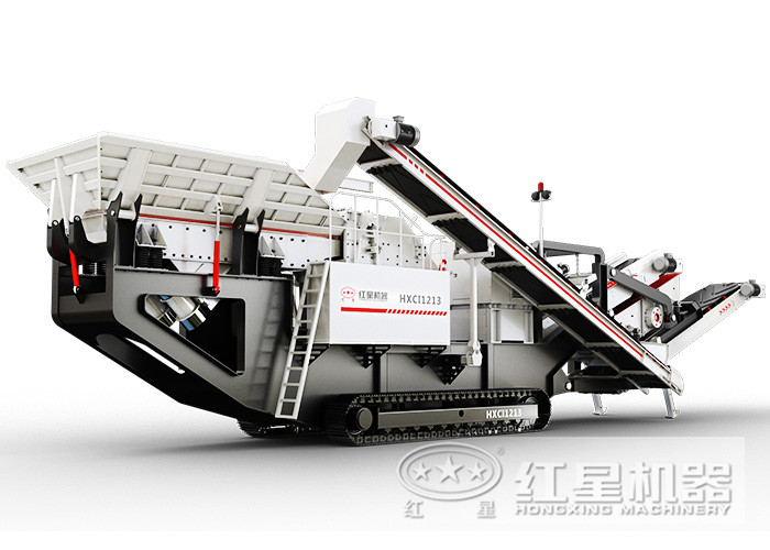履帶式移動(dòng)破碎機(jī)——履帶液壓驅(qū)動(dòng)，一體化作業(yè)效率更高