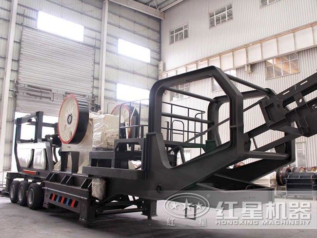 時產(chǎn)40噸車載流動打沙機，縱橫于重慶城鄉(xiāng)之間