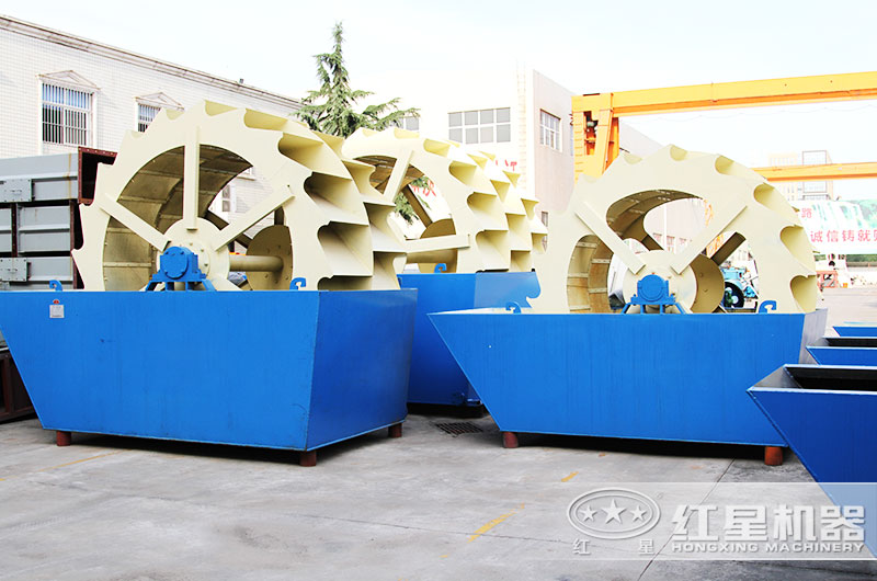 一天能洗3000噸的3020輪斗式洗砂機，以高產威震四方