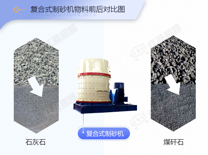 小型復合制砂機生產(chǎn)的沙子怎么樣？邀您來現(xiàn)場一睹為快