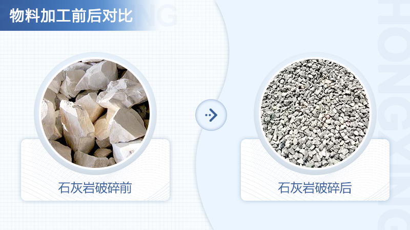 處理石灰?guī)r的日產(chǎn)500方砂石生產(chǎn)線機(jī)器怎樣配？